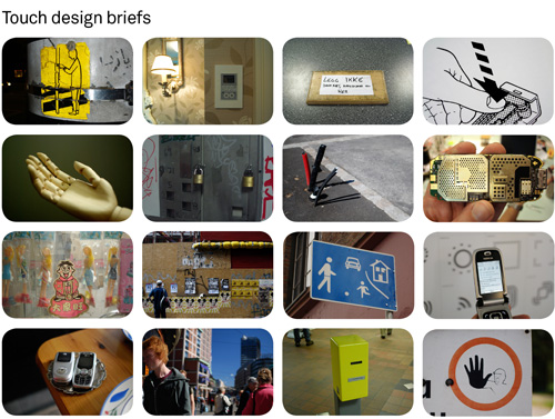 Touch design briefs overview image.