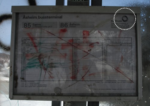 Wireless poster visualisation street